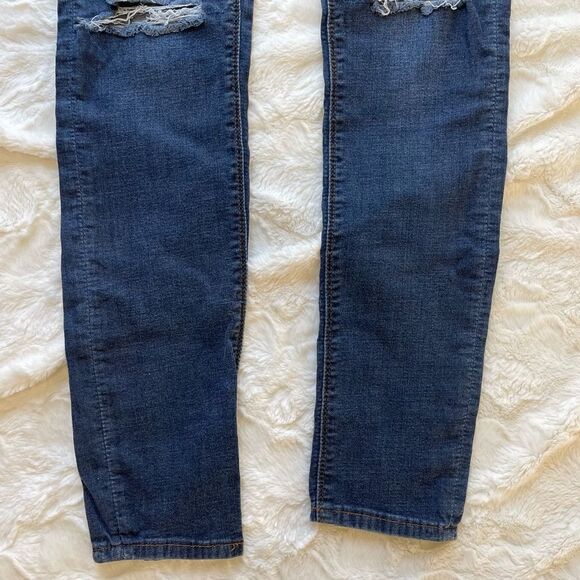 Hudson Distressed Skinny Denim Jeans - Girls 16 - Picture 3 of 7